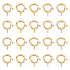 20Pcs Brass Spring Ring Clasps KK-TA0008-85G-02-1