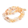 Natural Lodolite Quartz Beads Strands G-P497-01C-28-3