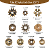 Tibetan Style Alloy Spacer Beads TIBE-PH0003-01-2