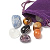 12Pcs 6 Style Natural Mixed Gemstone Beads X-G-FS0001-72-2