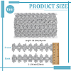 Polyester Wavy Lace Ribbon OCOR-WH0082-365B-2