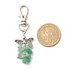 Natural Gemstone Beaded Cluster Pendant Decorates HJEW-JM00697-5