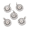 Non-Tarnish 201 Stainless Steel Pendants STAS-G253-02P-1