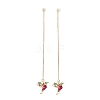 Bird Alloy Rhinestone Ear Thread FS-WG4B879-01-1