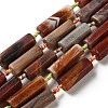 Natural Fire Crackle Agate Beads Strands G-P605-J02-01-2