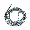 Electroplate Glass Beads Strands X-GLAA-F079-A-HP04-2
