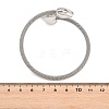 304 Stainless Steel Mesh Chain Bangles for Women BJEW-D460-05P-4