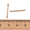 Ion Plating(IP) 304 Stainless Steel Connector Charms STAS-Q323-02B-RG-3