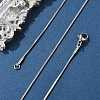 Tarnish Resistant 304 Stainless Steel Snake Chain Necklaces NJEW-F112-39-1