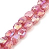 Imitation Jade Glass Beads Strands GLAA-P058-06A-06-1