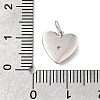 925 Sterling Silver Micro Pave Clear Cubic Zirconia Charms STER-V001-01P-12-3