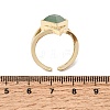 Brass Micro Pave Cubic Zirconia Cuff Rings for Women GG-CBA7610-11G-07-5