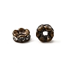 Brass Rhinestone Spacer Beads X-RB-A014-L6mm-01AB-NF-3