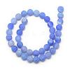 Natural Weathered Agate Bead Strands G-S237-8mm-07-2