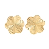 Ion Plating(IP) 304 Stainless Steel Stud Earring Findings STAS-P357-01C-G-2