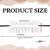 Cotton Faux Collar AJEW-WH0481-134A-2