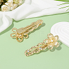 4Pcs 2 Colors Alloy Alligator Hair Clips OHAR-HY0001-06A-3