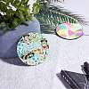 Rubber Coasters AJEW-SZ0001-85-6