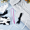 16 Pairs 2 Colors Polycotton Shoelace DIY-FH0010-43-4