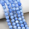 Natural Dyed White Jade Beads Strands GG-CBAEB22-B01-8mm-08-1