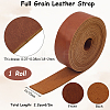 2M Flat AB Grade Cowhide Leather Cord AJEW-WH0479-73E-02-2