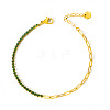 304 Stainless Steel Micro Pave Cubic Zirconia Link Bracelets FS-WGD7E2A-05-1