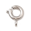 Brass Spring Ring Clasps KK-D407-20P-B-1