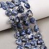 Natural Blue Spot Jasper Beads Strands G-NH0069-A08-1