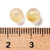 Frosted Transparent Acrylic Beads OACR-F013-12I-3