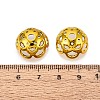 UV Plated ABS Bead Caps OACR-D316-04B-10-3