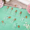 10Pcs Clear Glass Wishing Bottles AJEW-TA0002-85B-7