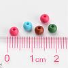 Solid Chunky Acrylic Ball Beads X-SACR-R812-4mm-M-4