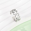 304 Stainless Steel Cuff Open Rings for Women SA-CBA4160-30P-3