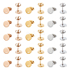 Unicraftale PVD Vacuum Plating 304 Stainless Steel Stud Earring Findings STAS-UN0011-73-1