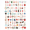 100Pcs 100 Style Alloy Enamel Pendants FIND-YW0001-47-1