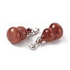 Synthetic Goldstone Pendants G-G846-02P-01-3