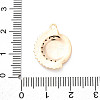 Brass Micro Pave Cubic Zirconia Pendants KK-D360-23G-3