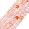 Natural Cherry Blossom Agate Beads Strands X-G-B130-4mm-02-2