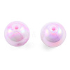 Two Tone Opaque Acrylic Beads SACR-T104-01B-3
