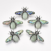Natural Green Aventurine Brooches/Pendants G-S353-08H-1
