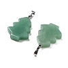 Natural Green Aventurine Pendants G-A203-01H-P-2