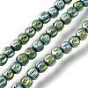 Electroplated Synthetic Non-magnetic Hematite Beads Strands G-C154-A01-01H-1