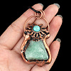 Natural Green Aventurine Pendants PW-WG2BF51-06-1