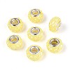 Opaque Resin European Beads RESI-T057-29L-1