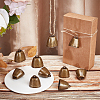 Tibetan Style Iron Bell Pendants LS-FIND-WH0034-22AB-4