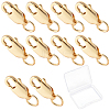 10Pcs Brass Lobster Claw Clasps KK-BBC0024-53-1