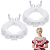 2Pcs Cotton Faux Collar AJEW-HY0003-25-1