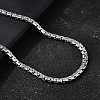 201 Stainless Steel Box Chain Necklaces for Men STAS-V011-01A-P-1-1