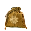 Chinese Style Rectangle Brocade Drawstring Bags PW-WG11350-22-1