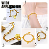 Unisex 304 Stainless Steel Cable Chain Bracelets BJEW-UN0001-09-5